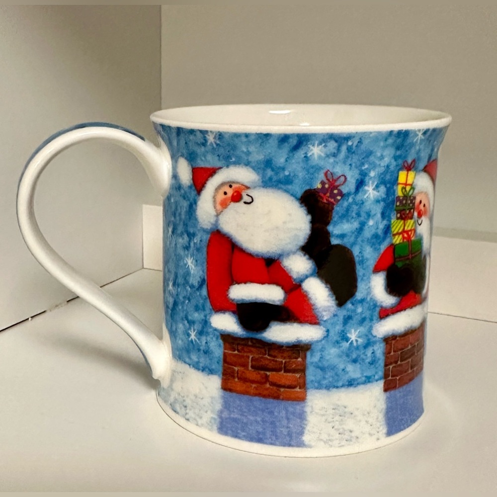 Kate Mawdsley designer coffee mug by Dunoon-Christmas New Year.